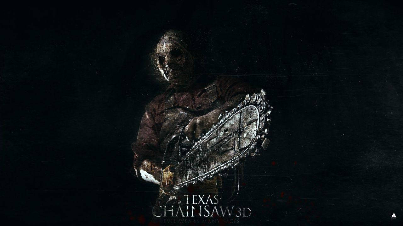 Texas Chainsaw Massacre Dark Poster Wallpaper