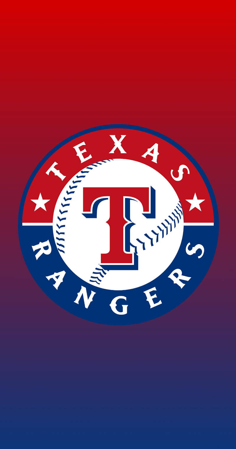Texas Rangers Red And Blue Gradient Wallpaper