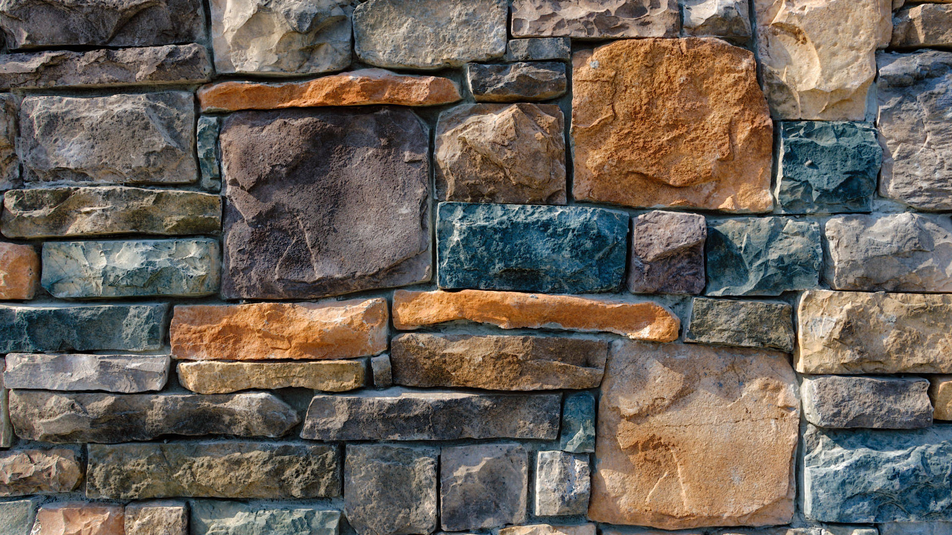 Texture Rough Colorful Deco Stones Wallpaper