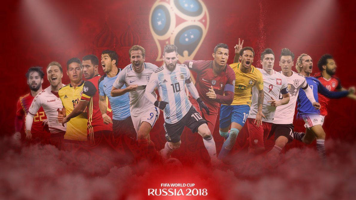 The Best 12 Athletes At The 2018 Fifa World Cup Wallpaper