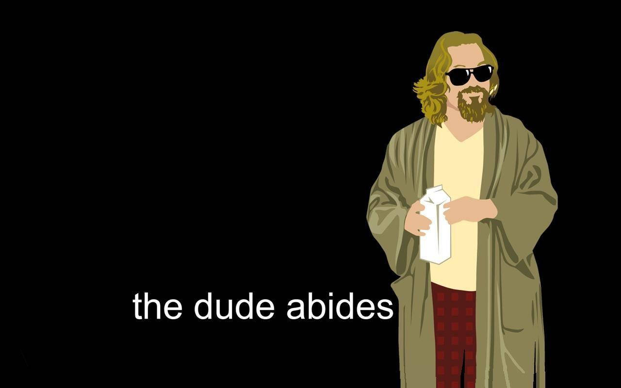 The Big Lebowski The Dude Meme Illustration Art Wallpaper