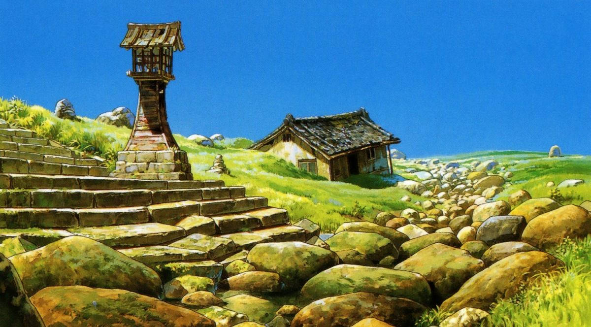The Breathtaking Majestic Landscape From Studio Ghibli's Spirited Away Wallpaper