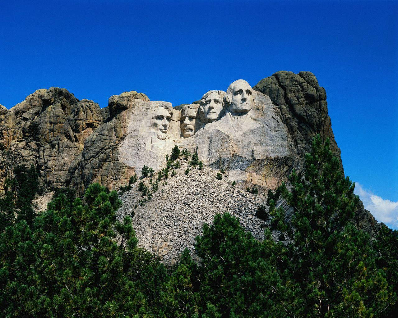 The Breathtaking View Of Mount Rushmore Wallpaper