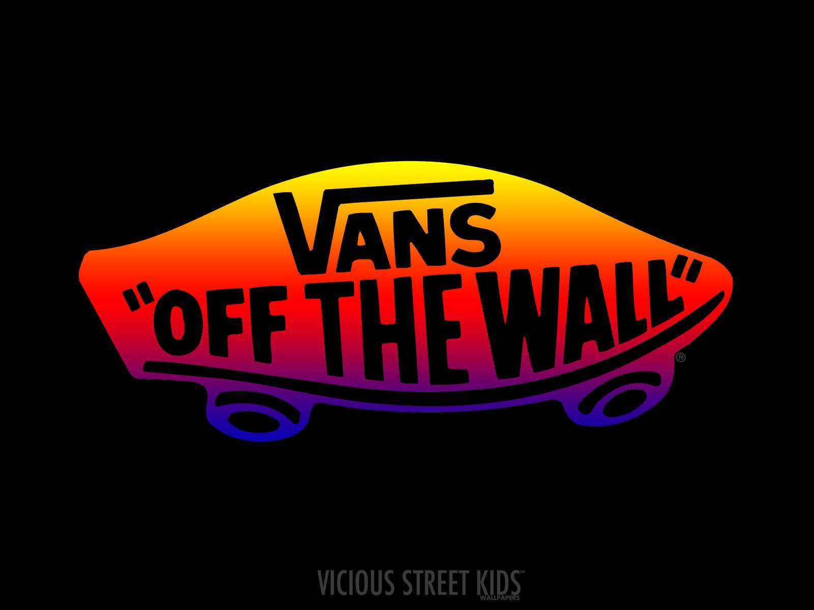 The Colorful Vans Off The Wall Logo: A Symbol Of Infinite Possibilities Wallpaper