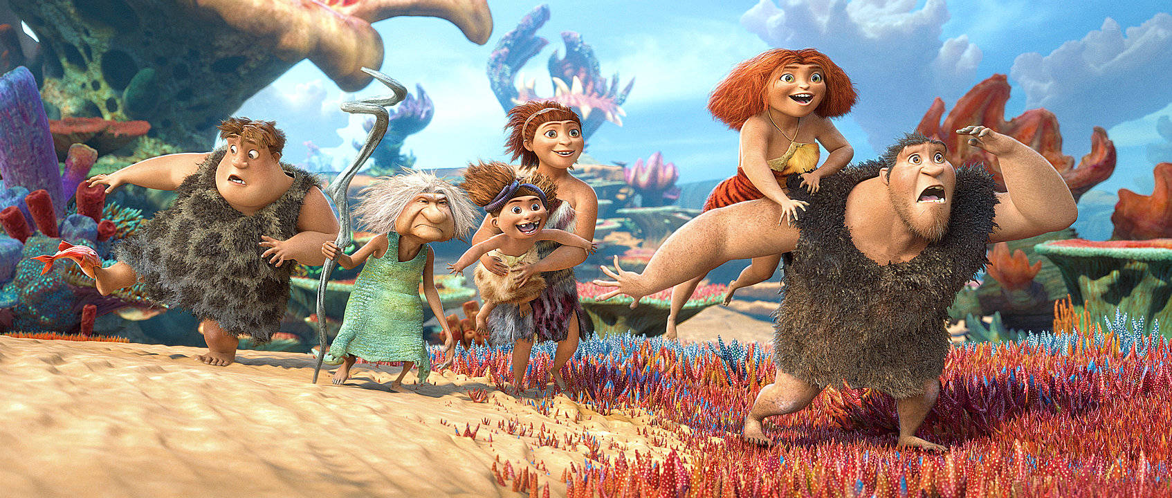 The Croods Family On An Adventure Wallpaper