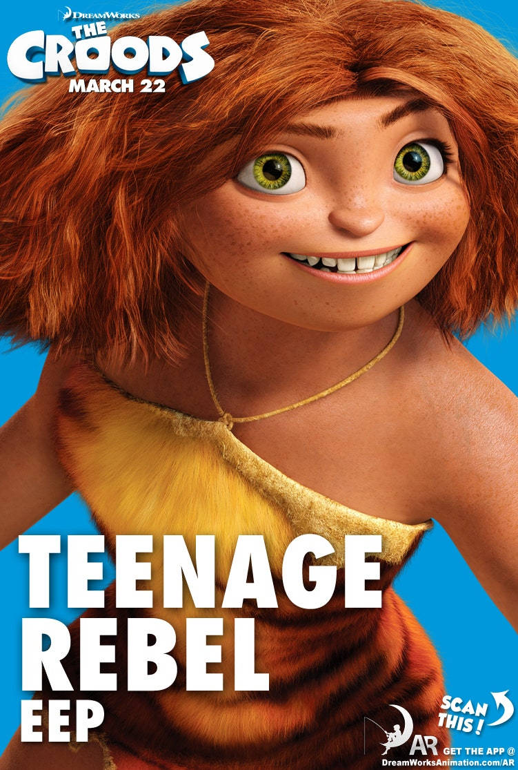 The Croods Teenage Rebel Eep Wallpaper