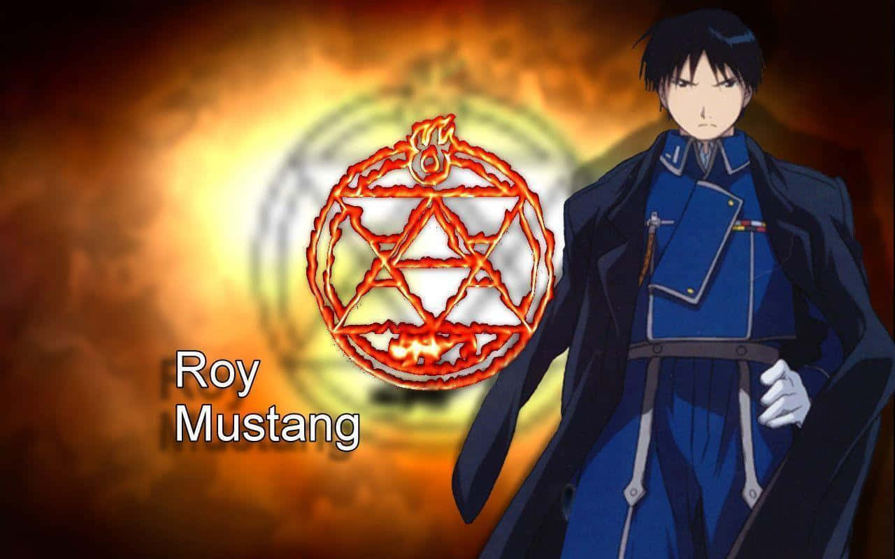 The Flame Alchemist, Roy Mustang In Action Wallpaper