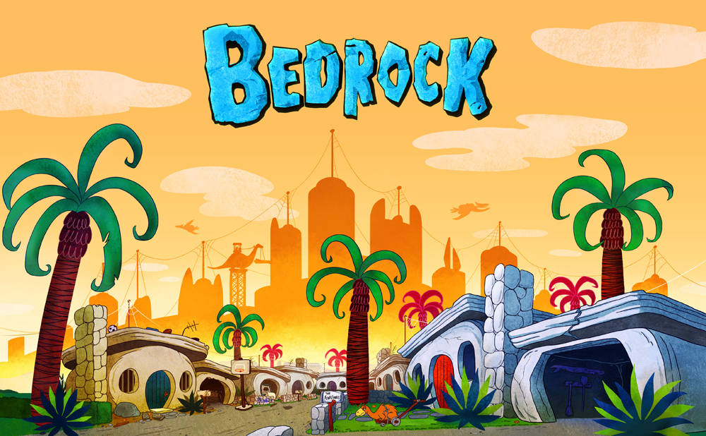 The Flintstones Bedrock Wallpaper