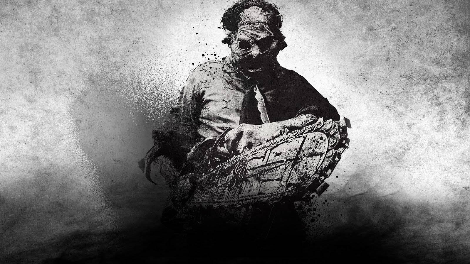 The Horrifying Look Of Leatherface In The Texas Chainsaw Massacre Wallpaper