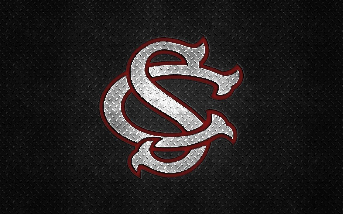 The Iconic Intertwined Letters Logo Of University Of South Carolina. Wallpaper