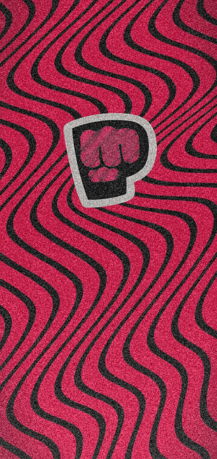 The Iconic Red Brofist Emblem Of Pewdiepie Wallpaper