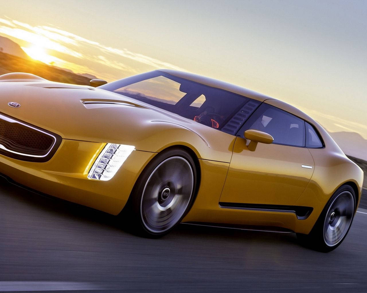 The Kia Gt4 Stinger Concept: A Stunning Sports Car, Brimming With Style And Performance Wallpaper