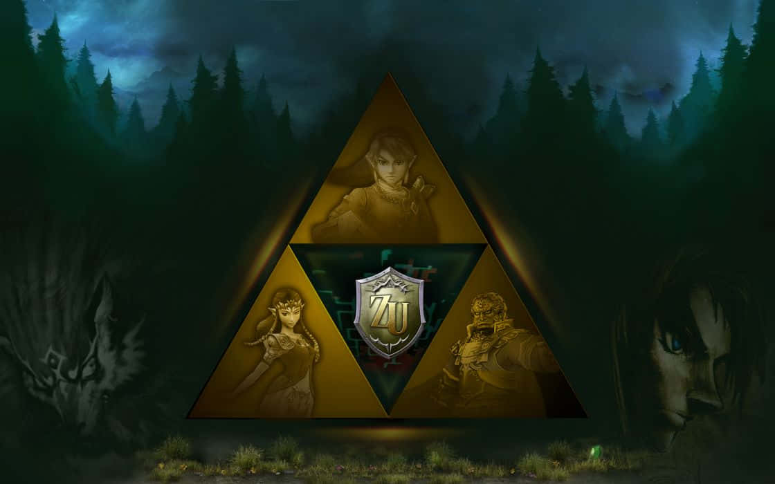 The Legend Of Zelda Triforce Symbol Wallpaper