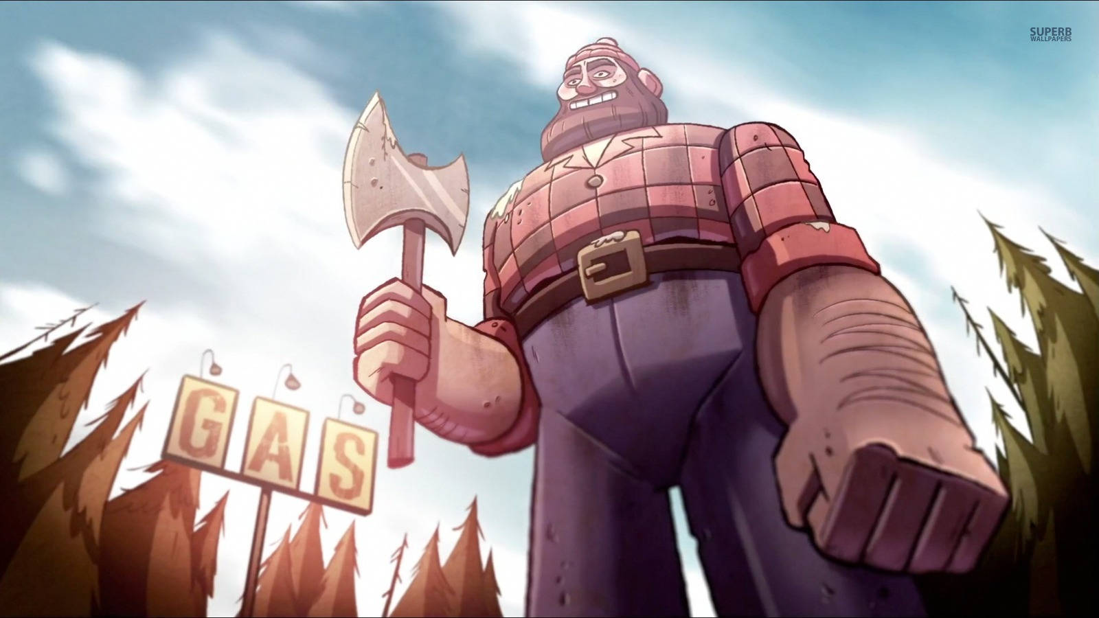 The Legendary Lumberjack From Gravity Falls Wallpaper