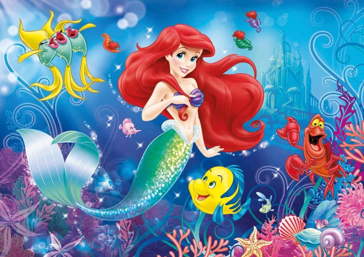 The Little Mermaid Under The Sea Wallpaper