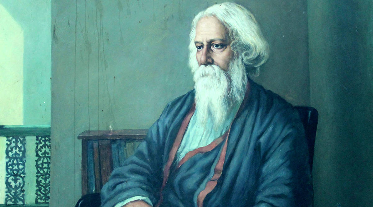 The Luminary Bard - Rabindranath Tagore Wallpaper