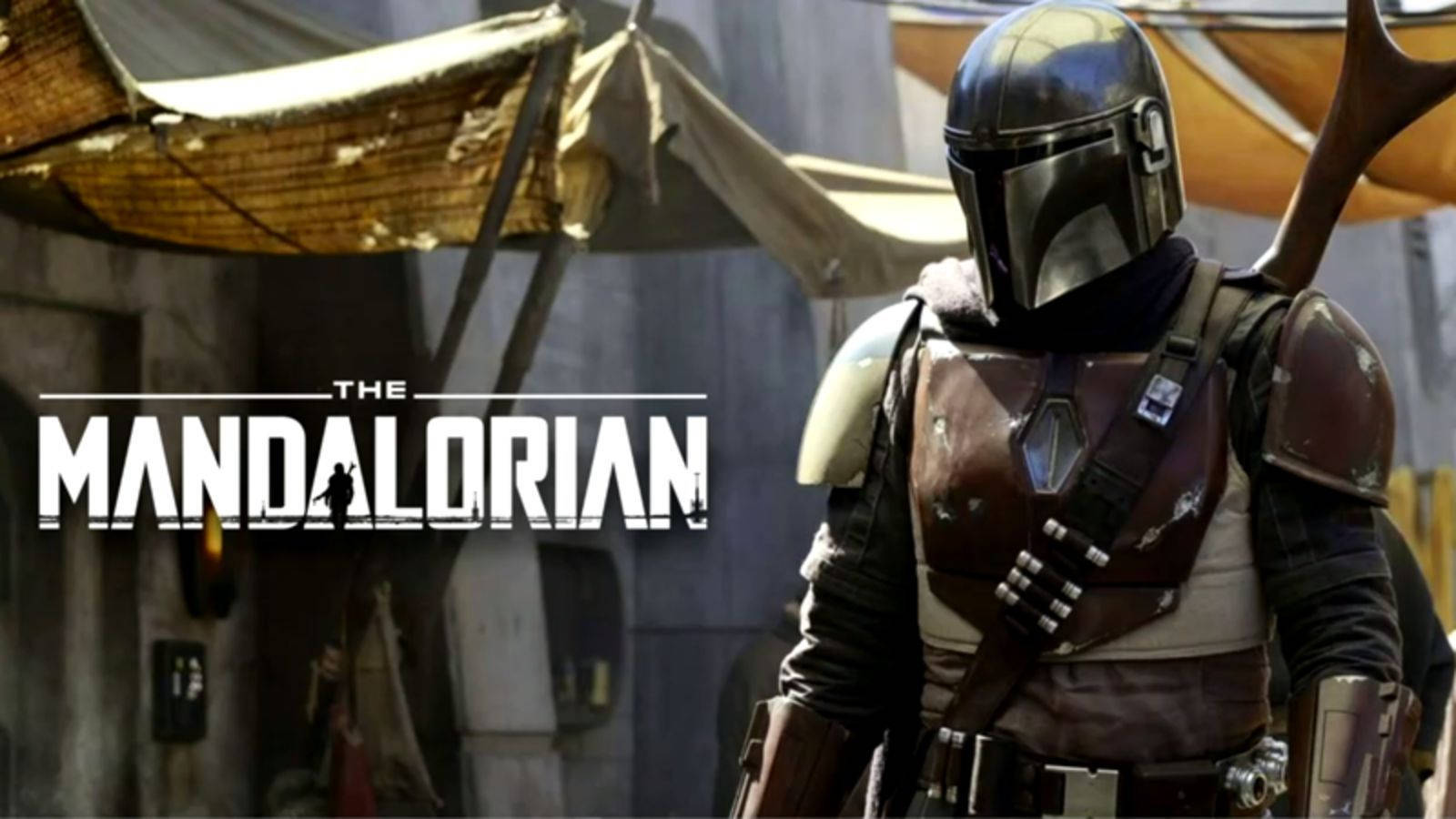 The Mandalorian (pedro Pascal) Fights To Survive Wallpaper