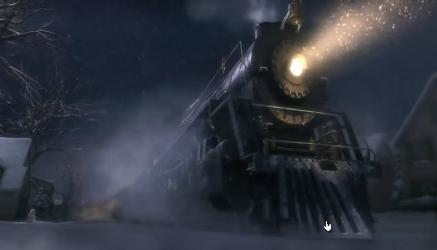 The Polar Express Riding At A Dark Place Wallpaper