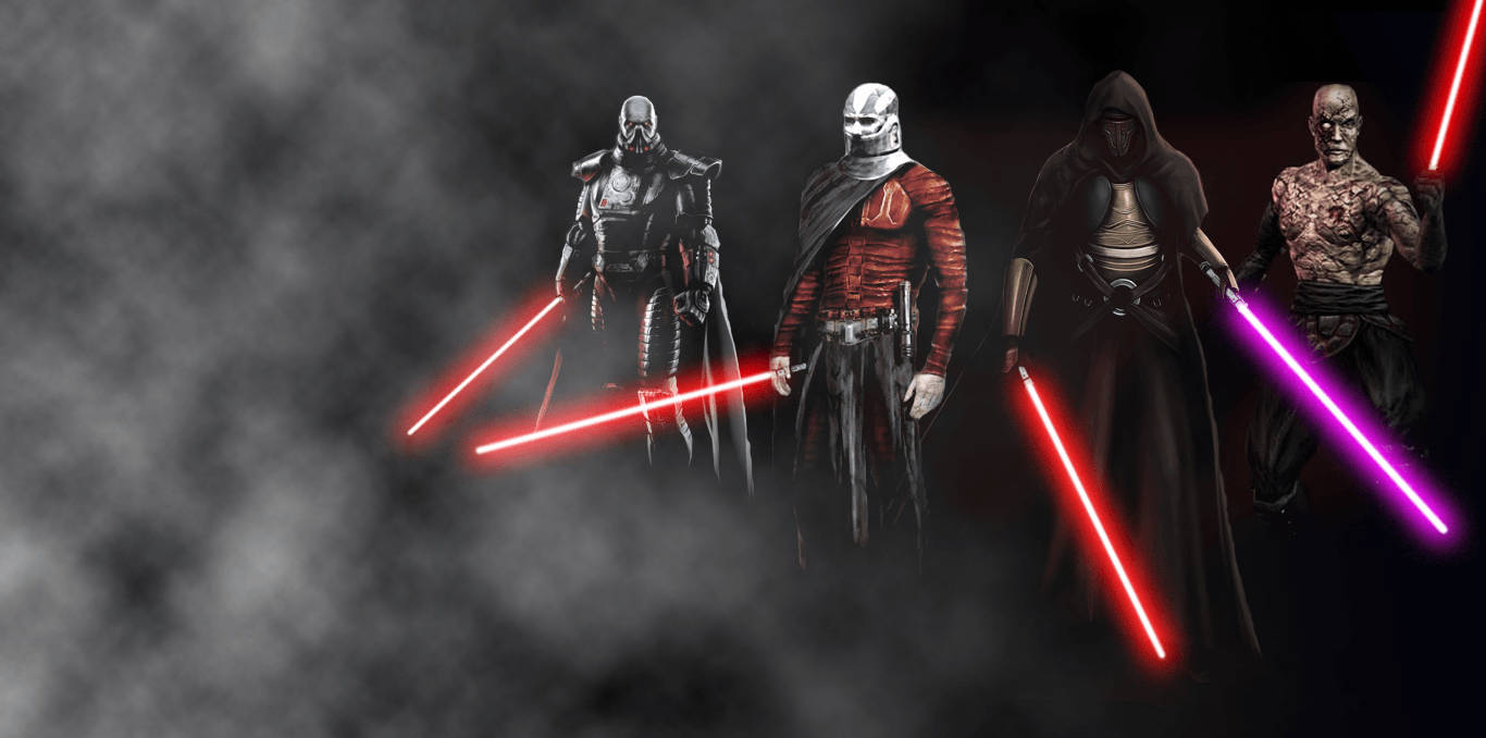 The Sith Lords In Black - Stronger Together Wallpaper