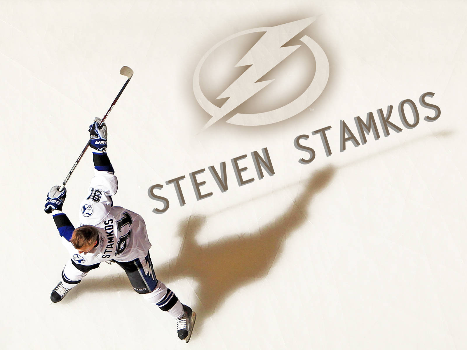 The Tampa Bay Lightning's Star - Steven Stamkos On Ice Wallpaper