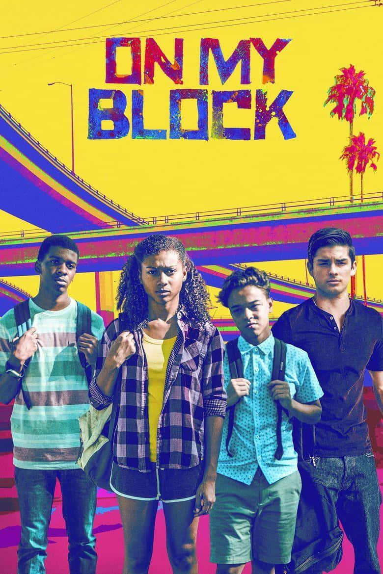 The Unstoppable Friends From 'on My Block' Wallpaper