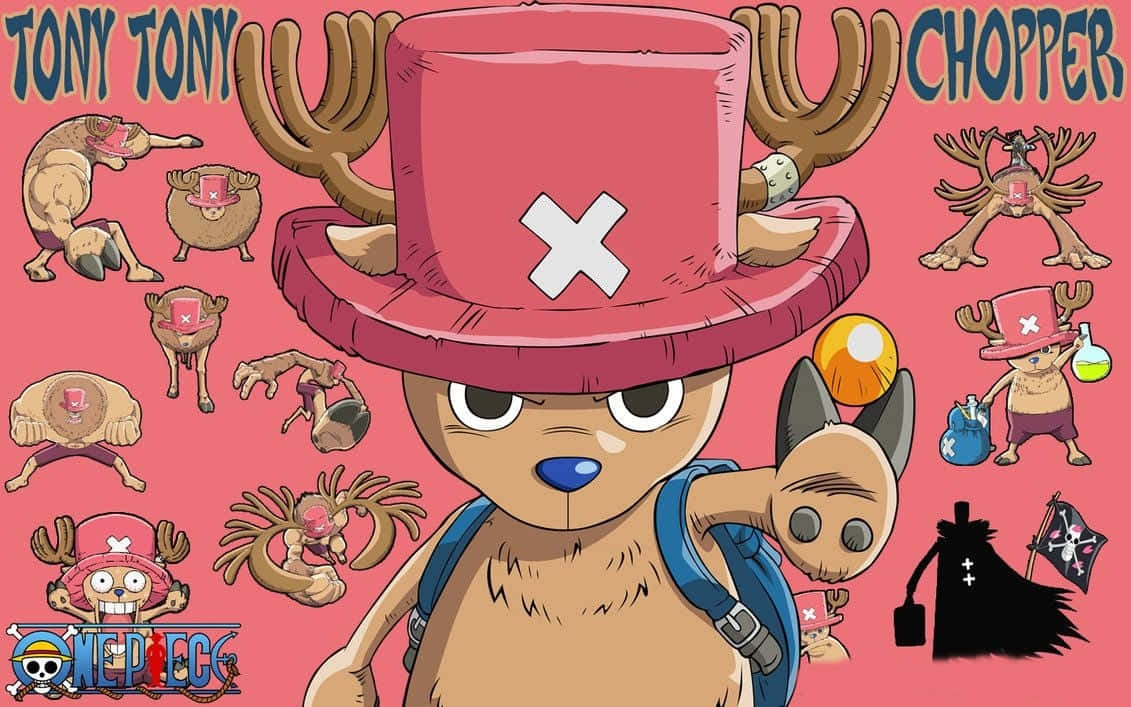 The Vibrant Adventure Of One Piece's Tony Tony Chopper Wallpaper