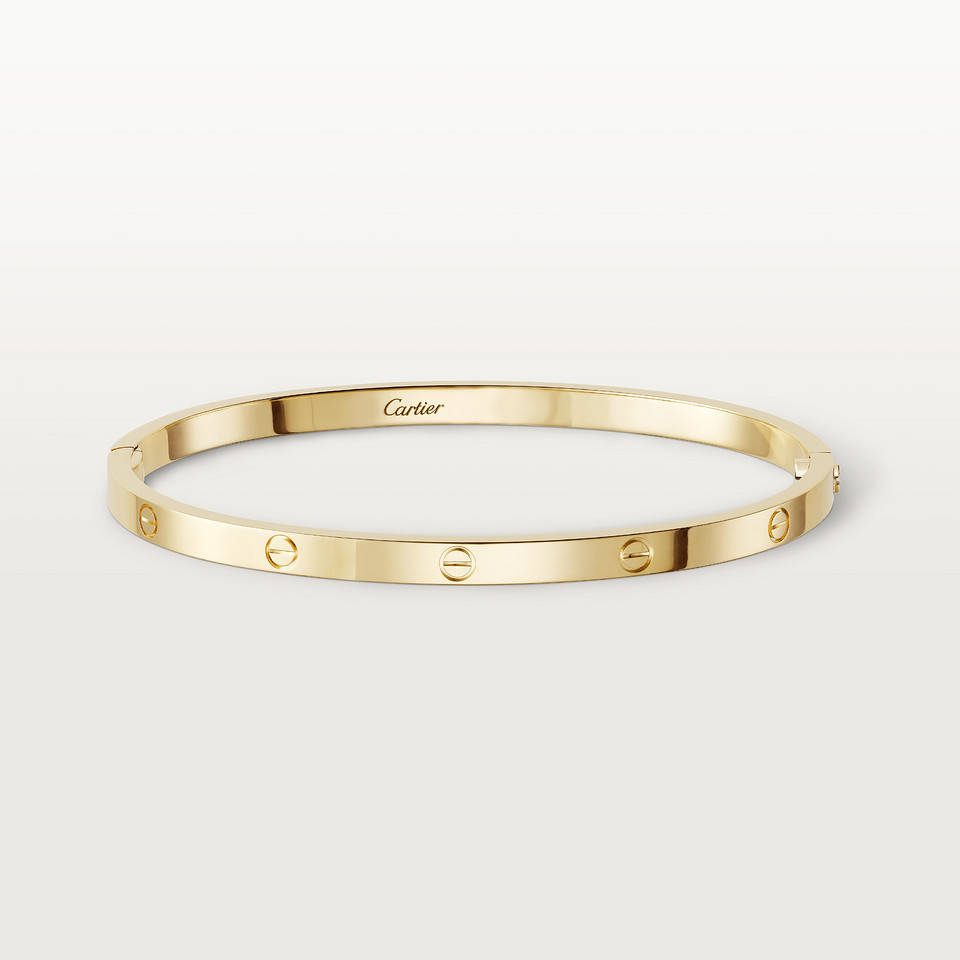 Thin Bracelet Cartier Beige Gradient Wallpaper