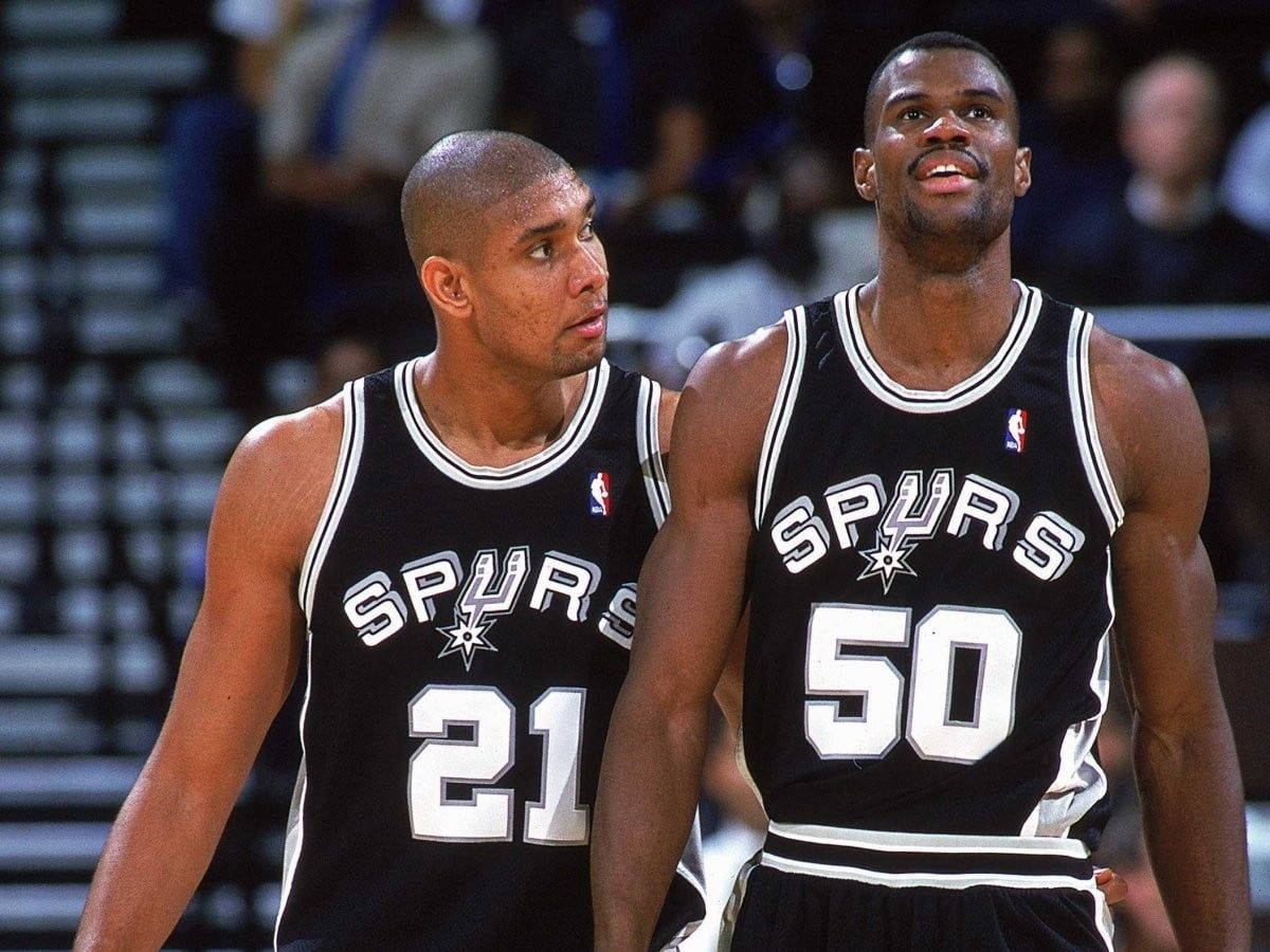 Tim Duncan And David Robinson Wallpaper