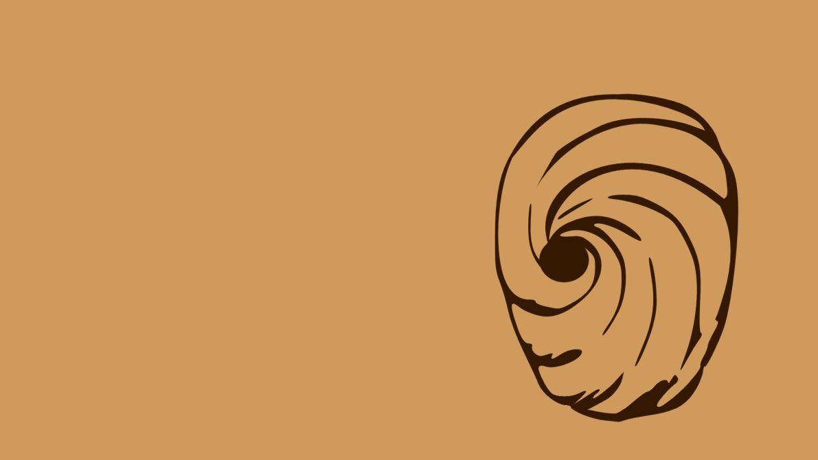 Tobi Naruto Mask Minimalist Aesthetic Wallpaper