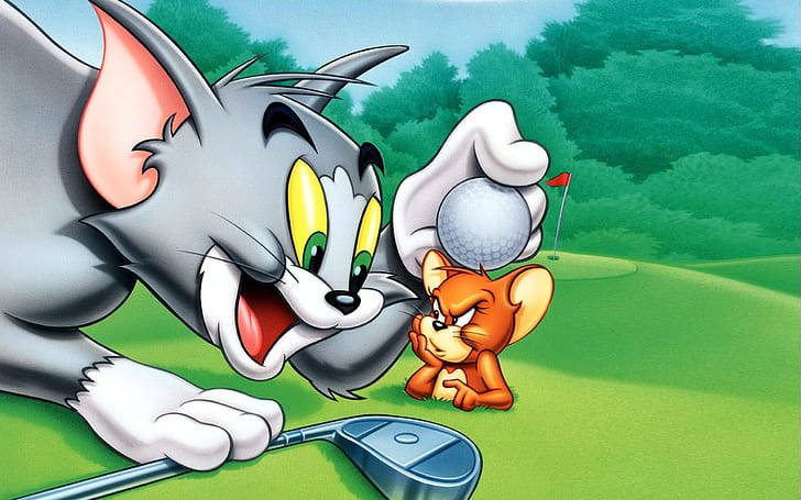 Tom & Jerry Full Desktop Screen Hd Wallpaper