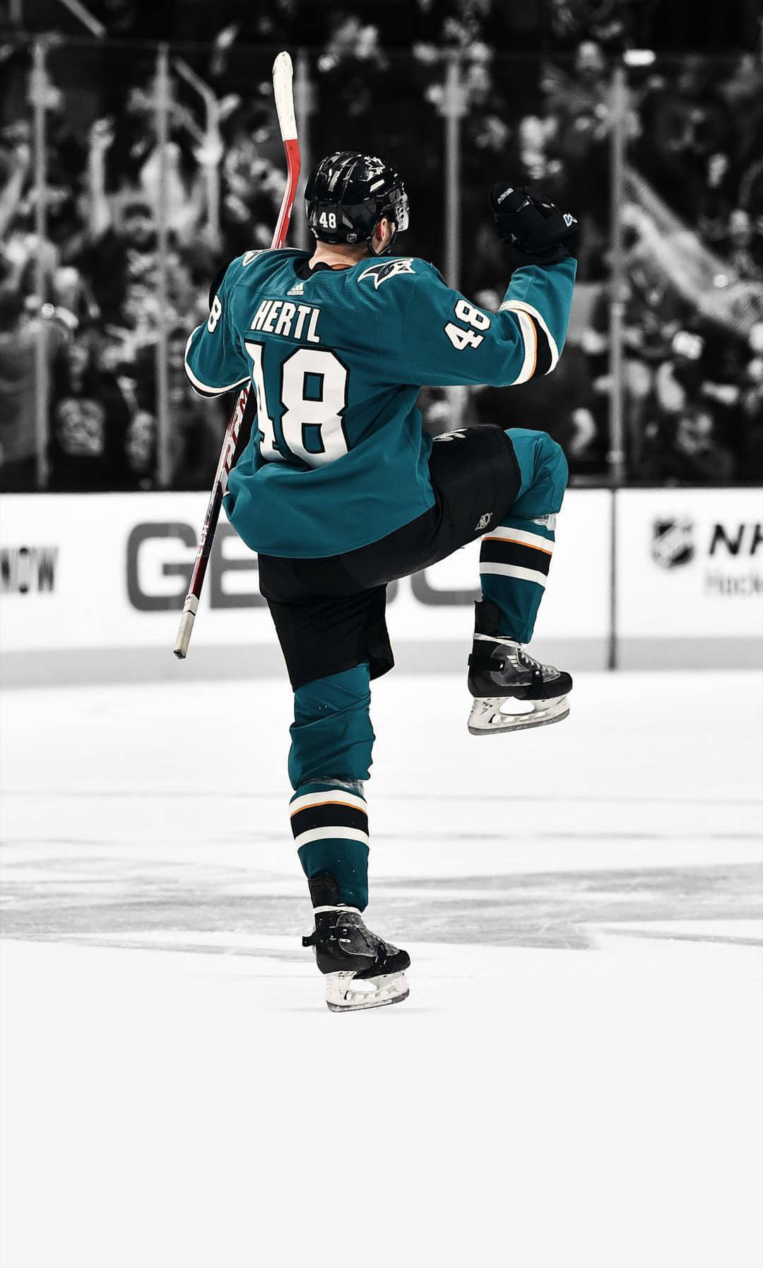 Tomas Hertl At The Rink Wallpaper