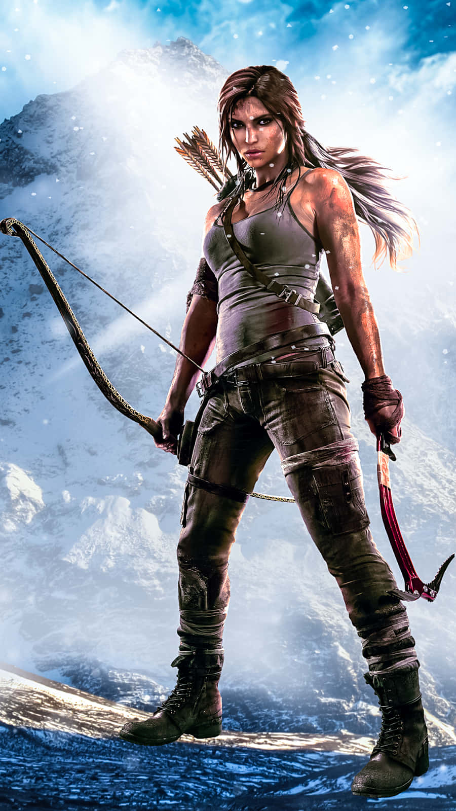 Tomb Raider Phone Vector Wallpaper