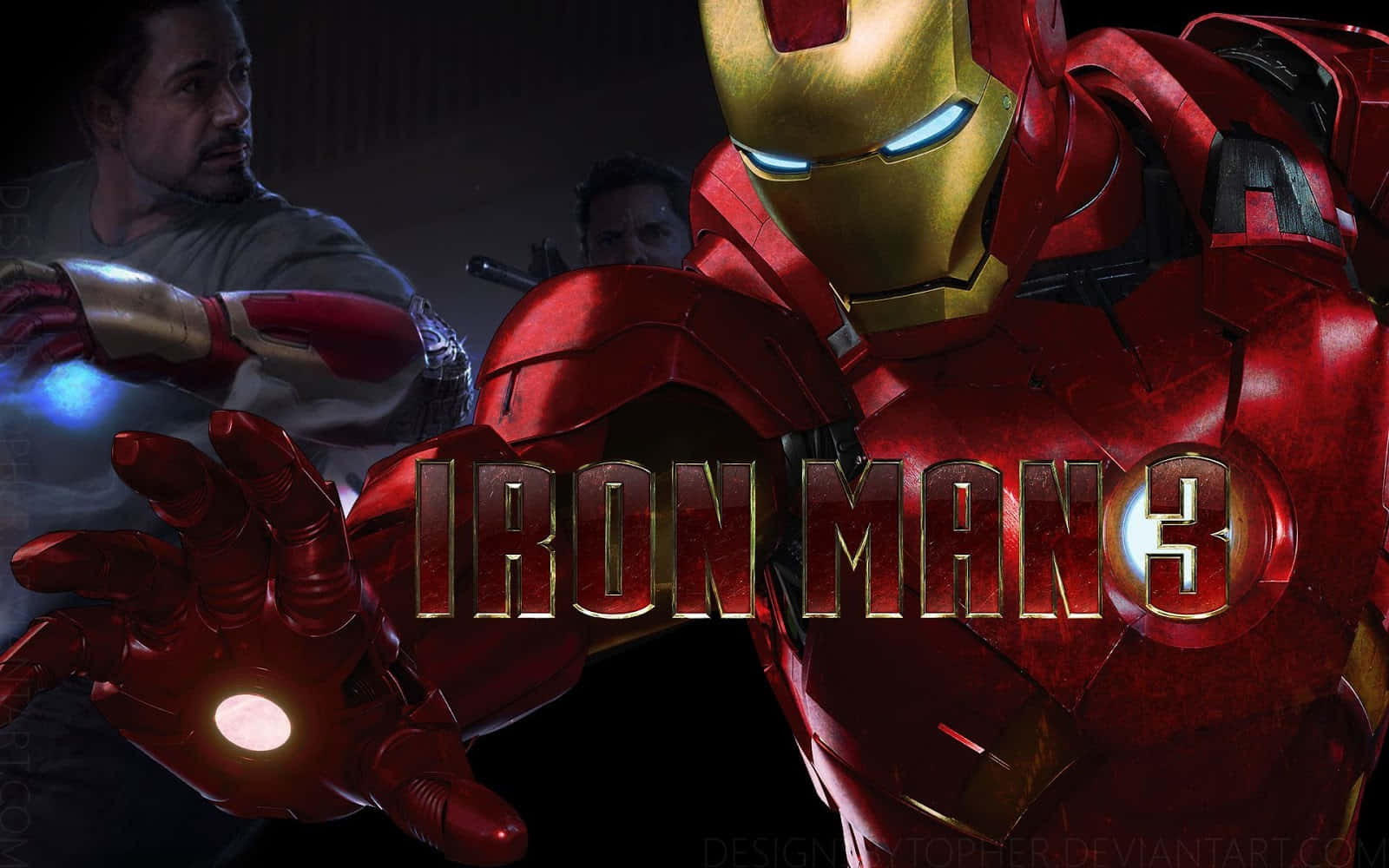 Tony Stark In Iron Man 3 Wallpaper