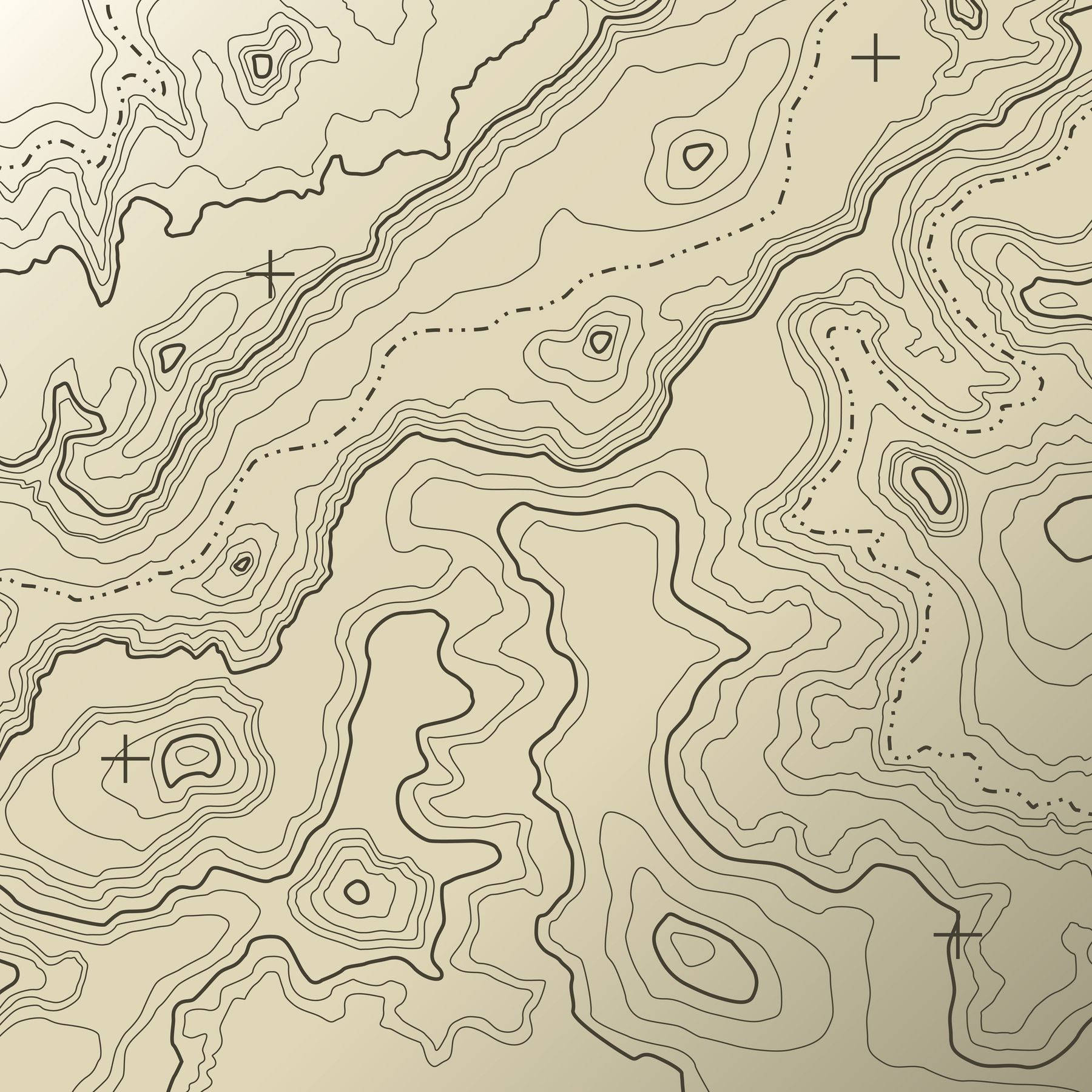 Topography Map Design Wallpaper