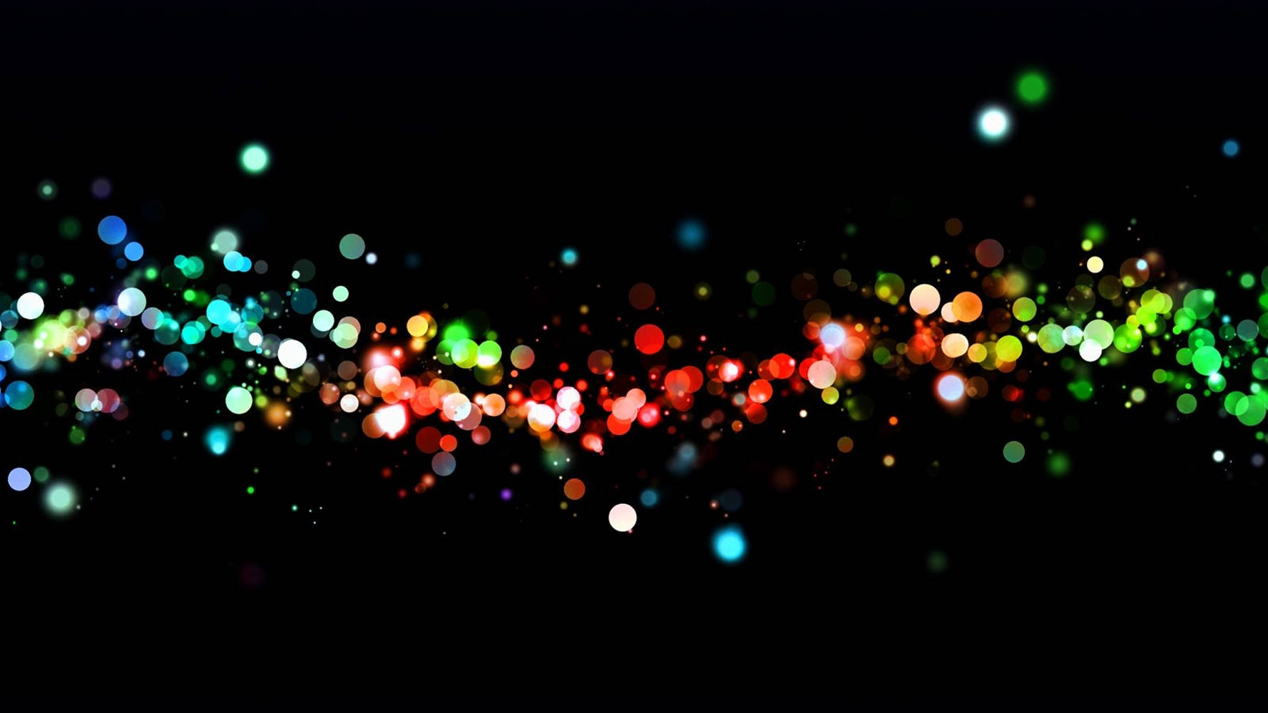 Trending Colorful Bokeh Light Particles Effect Wallpaper