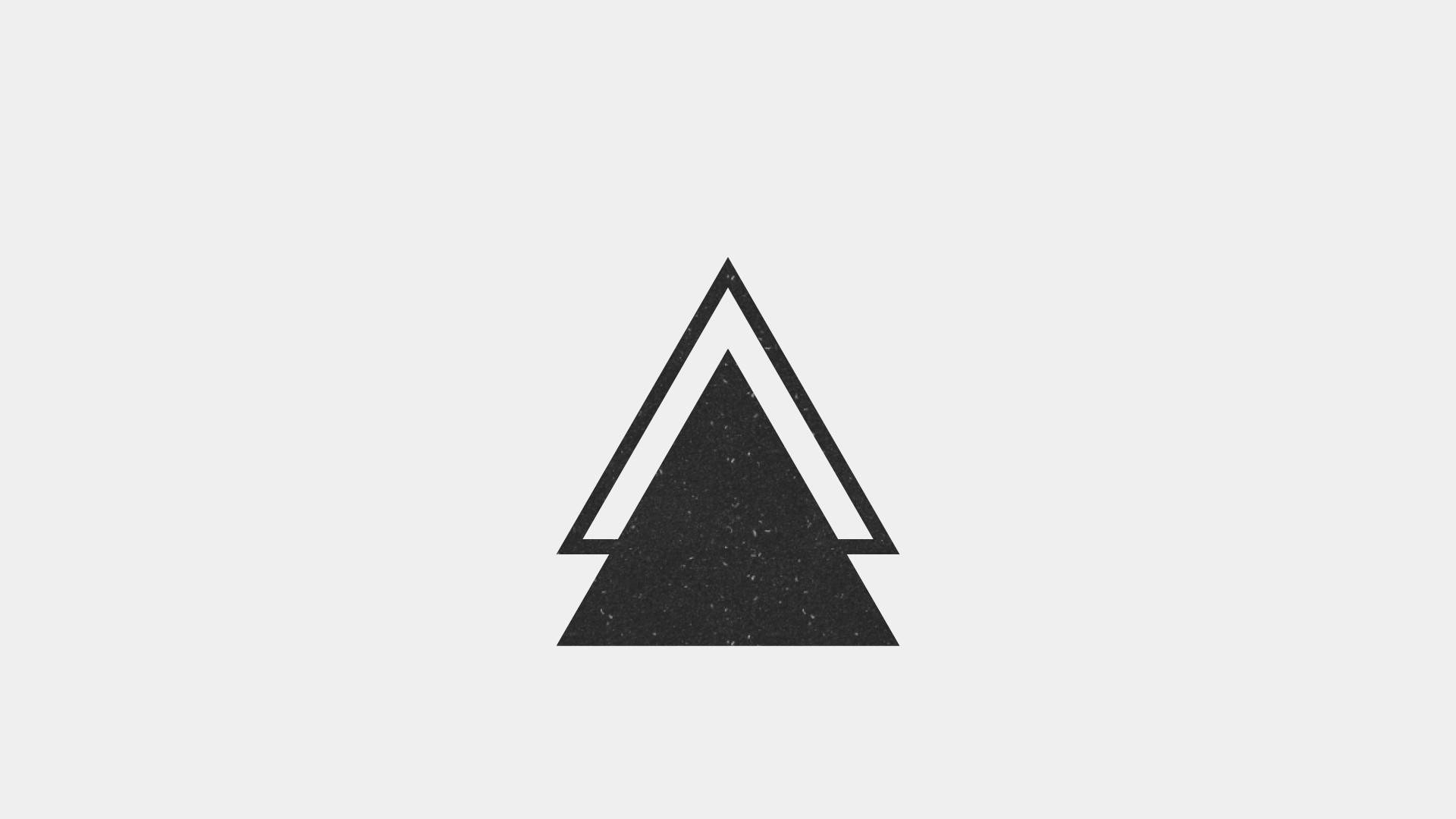 Triangles Minimalist Aesthetic Laptop Wallpaper