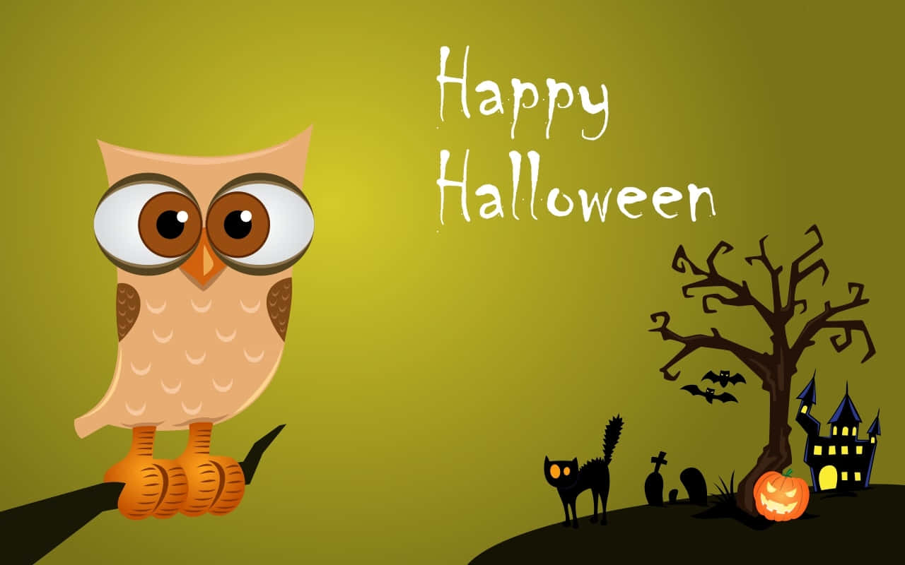 Trick Or Treat! Get Ready For A Spooky Halloween. Wallpaper