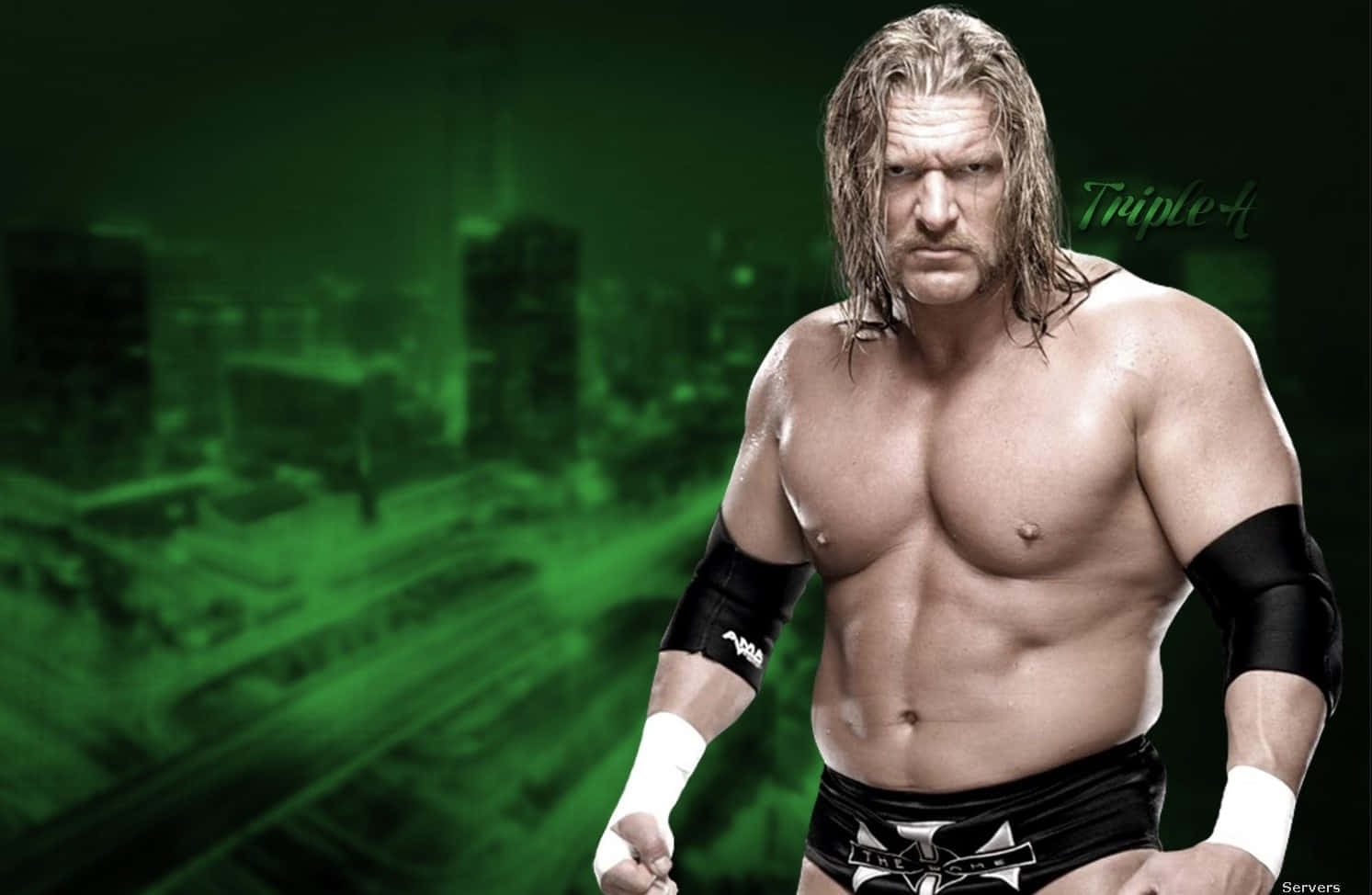 Triple H Muscular Physique Wallpaper