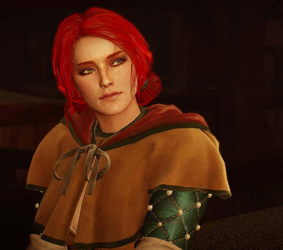 Triss Merigold The Witcher Portrait Wallpaper