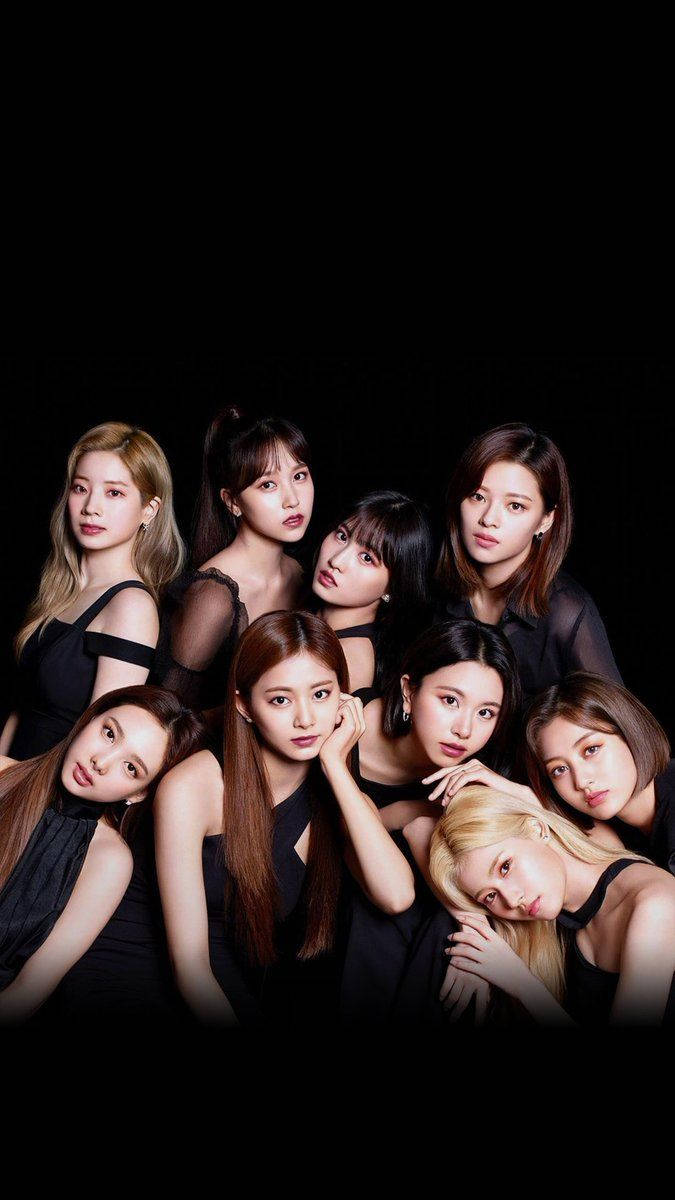 Twice Ladies In Black Sophistication Wallpaper