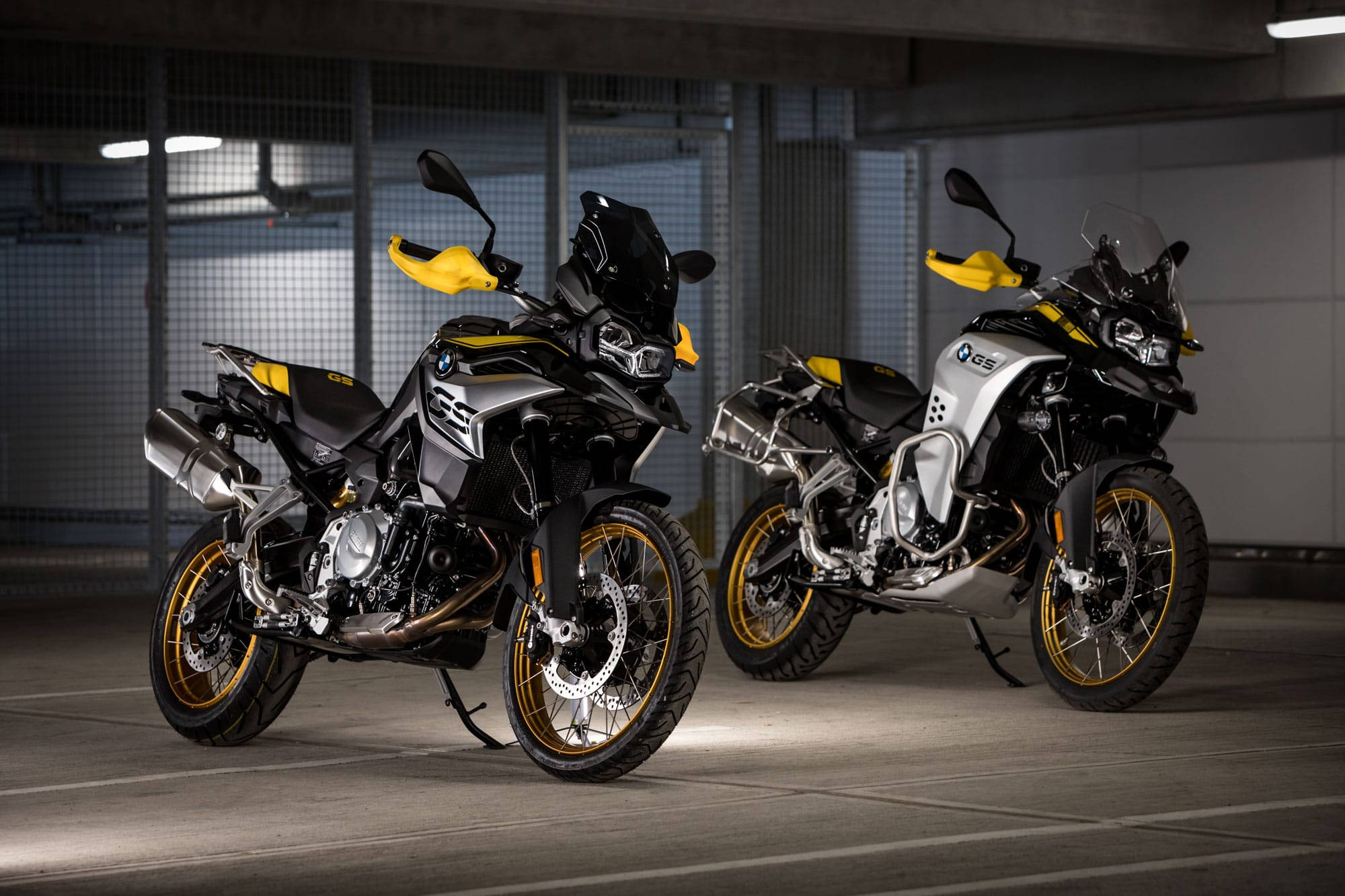 Two Bmw Black Yellow 1920x1080 Motorcycle Wallpaper