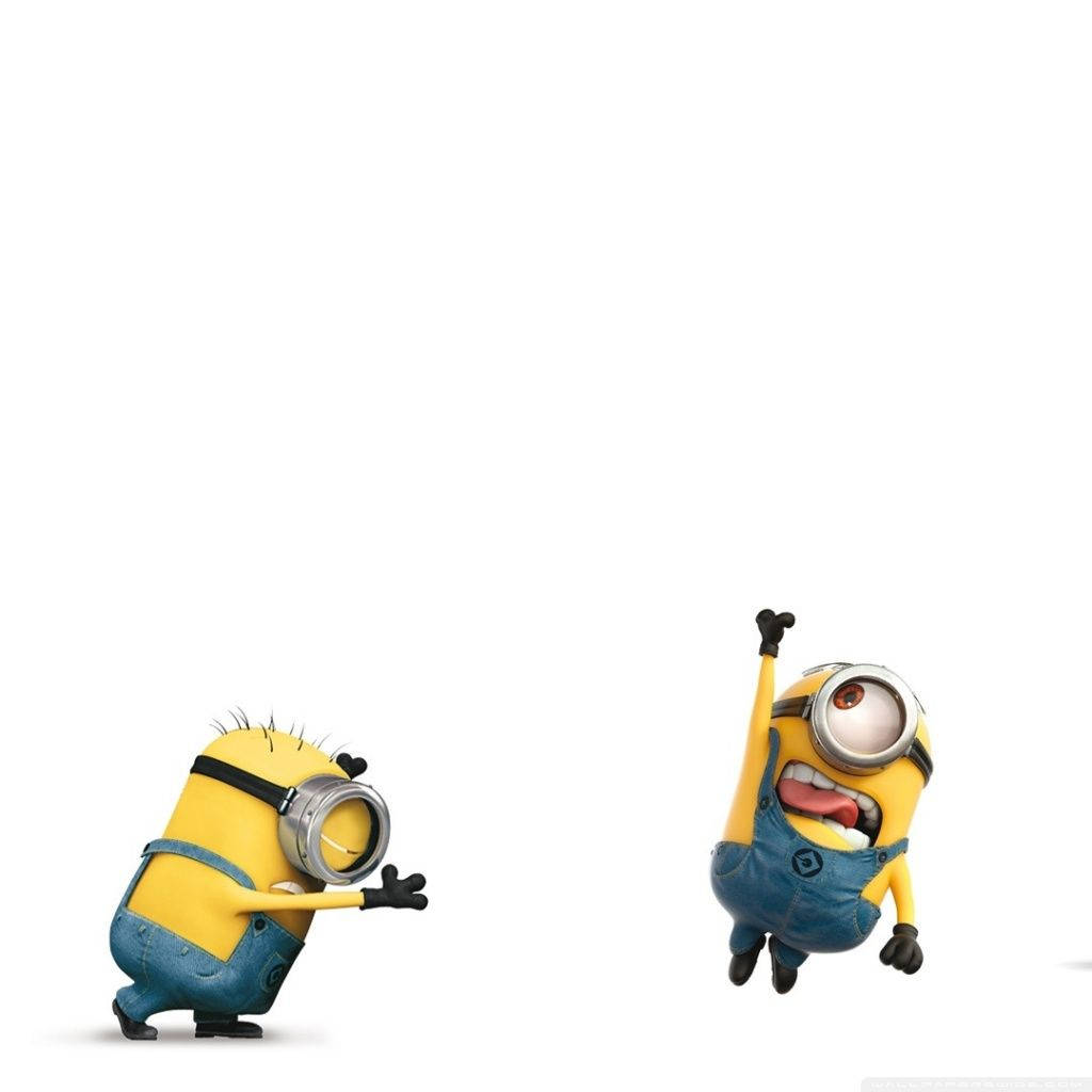 Two Cute Minions Despicable Me 3 Wallpaper