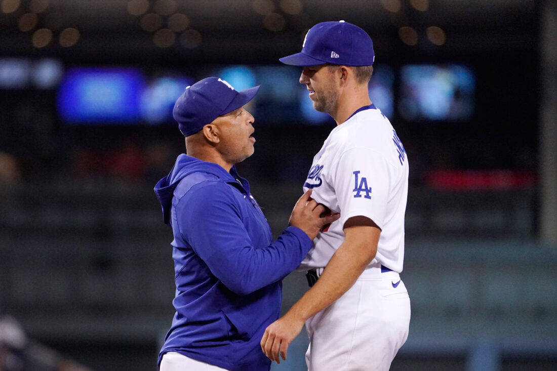 Tyler Anderson With Baseball Manager Wallpaper