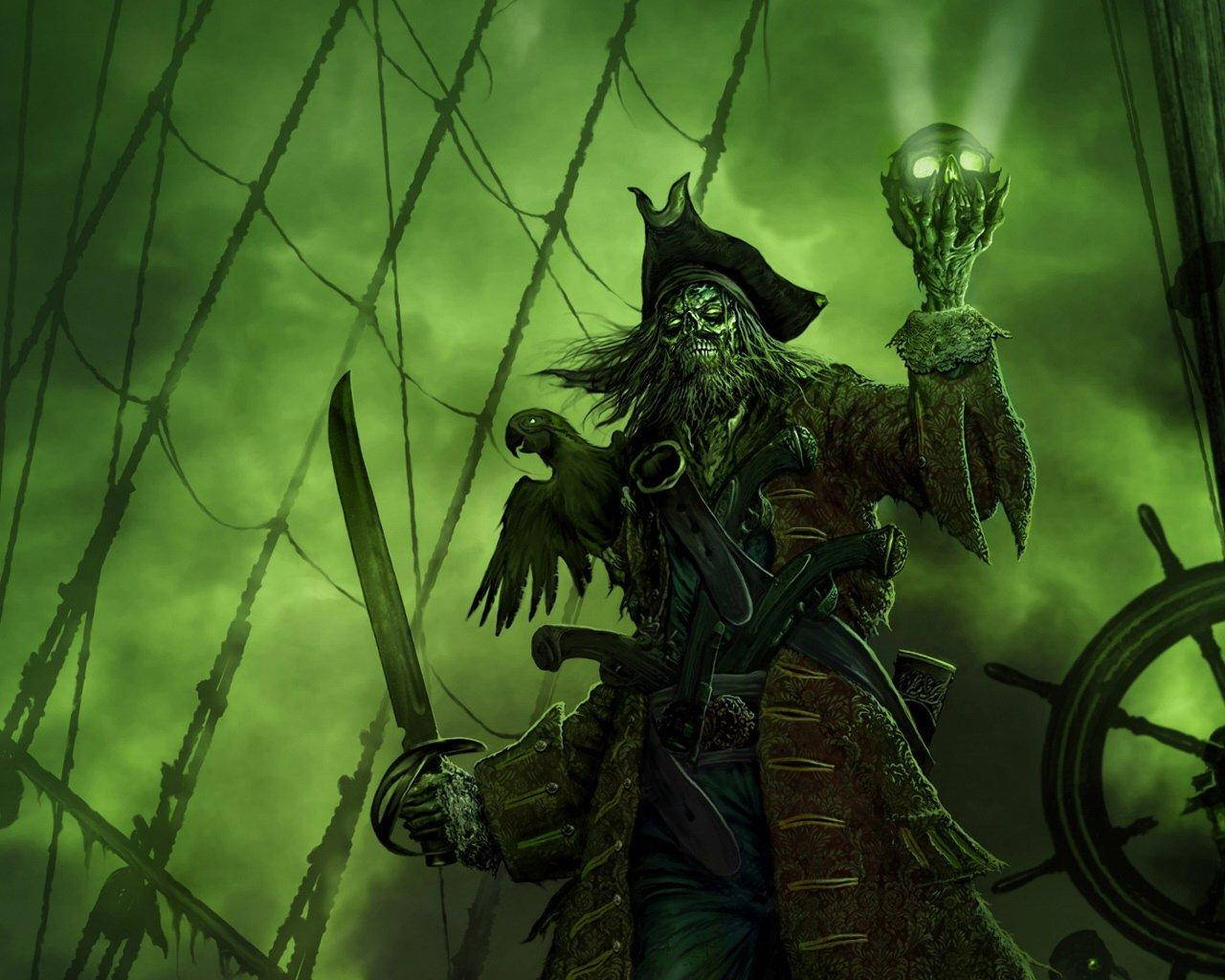 Undead Pirate Captain Wallpaper