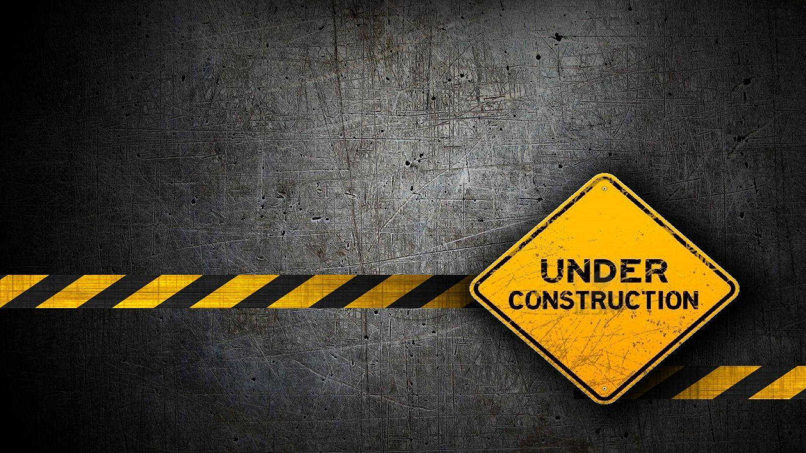 Under-construction Sign Wallpaper