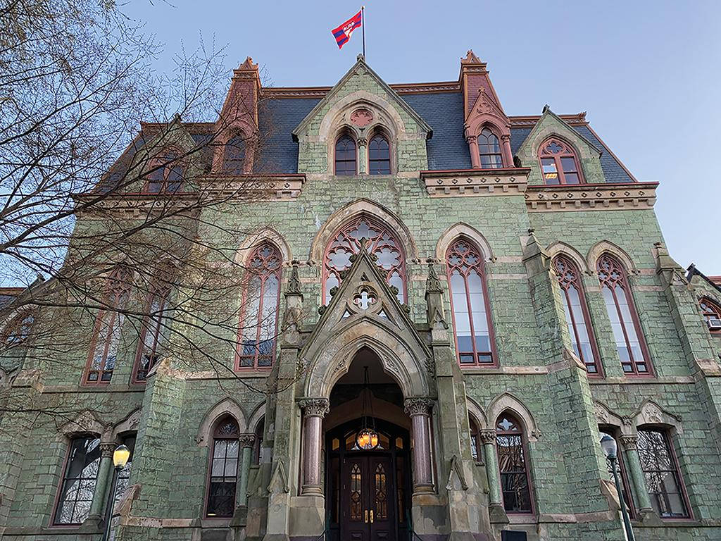 University Of Pennsylvania College Hall Flag Wallpaper