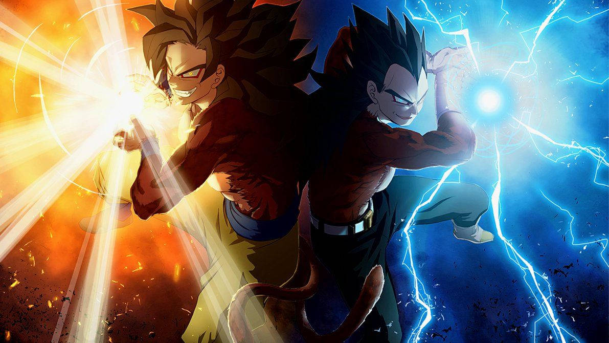 Unleash The True Power Of Super Saiyan 4 Wallpaper