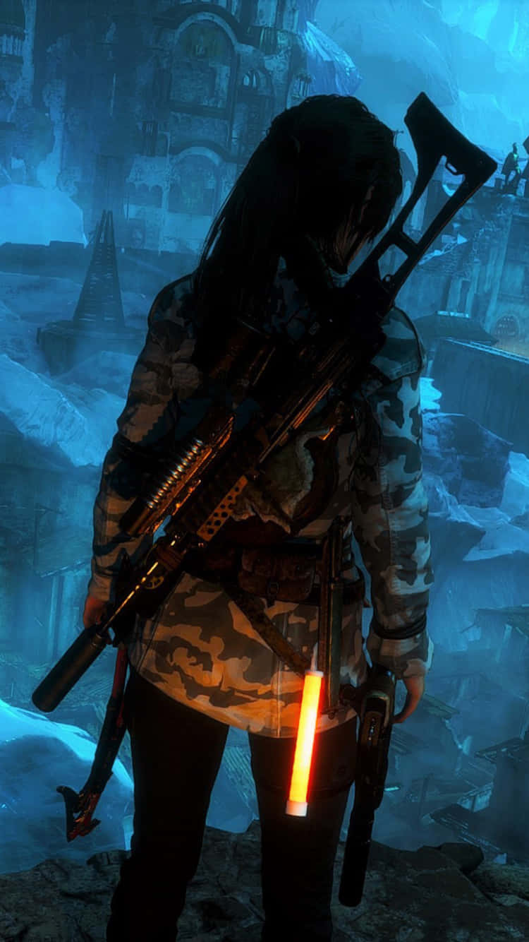 Unlock Adventure With The Tomb Raider Phone Wallpaper