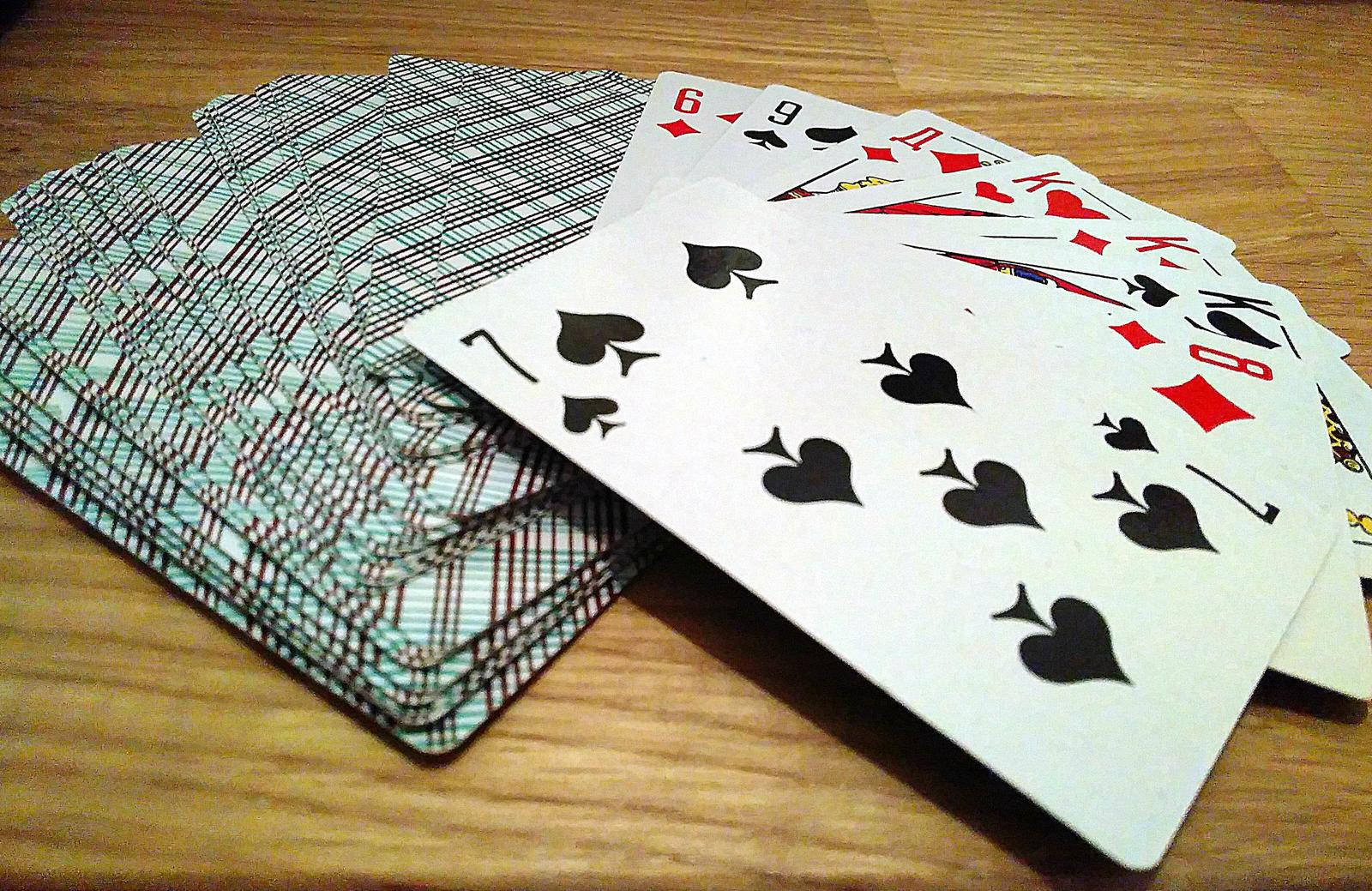 Upside Down Durak Cards Wallpaper