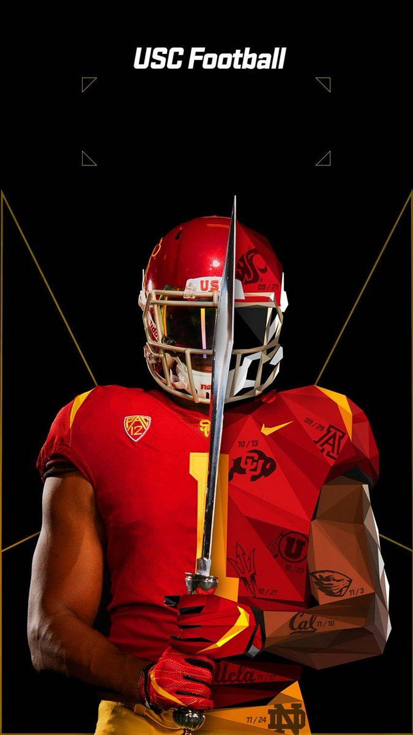 Usc Football And Sword Wallpaper